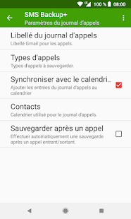 SMS Backup+ Capture d'écran