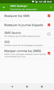 SMS Backup+ Capture d'écran