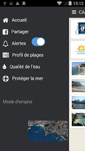 Cassis Infoplages Capture d'écran