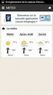 Cassis Infoplages Capture d'écran