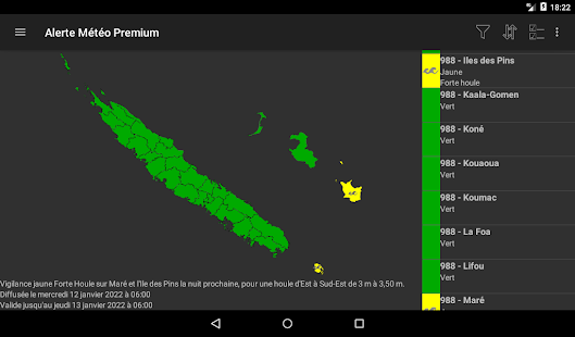 Alerte Météo Capture d'écran