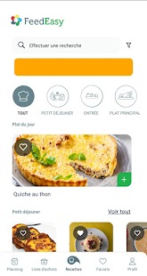 Feed Easy, planifiez - achetez - cuisinez Capture d'écran