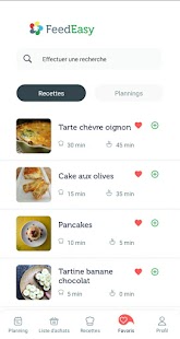 Feed Easy, planifiez - achetez - cuisinez Capture d'écran