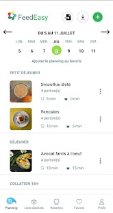 Feed Easy, planifiez - achetez - cuisinez Capture d'écran