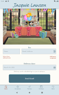 Jacquie Lawson Ecards Capture d'écran