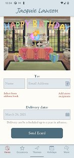 Jacquie Lawson Ecards Capture d'écran