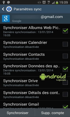 Supprimer les dossiers Picasa dans la galerie Android