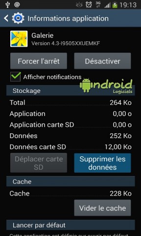 Supprimer les dossiers Picasa dans la galerie Android