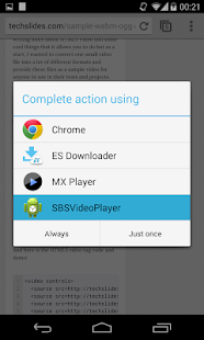 Side-By-Side Video Player Capture d'écran