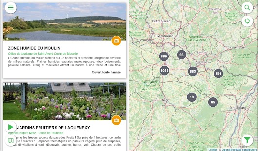 Balades en Moselle Capture d'écran
