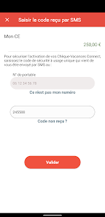 Chèque-Vacances Capture d'écran