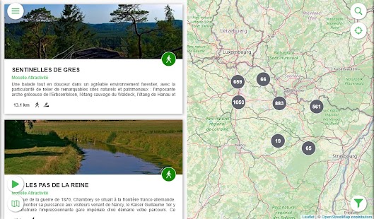 Balades en Moselle Capture d'écran