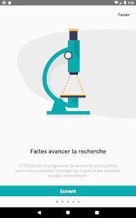 Signalement TIQUE Capture d'écran