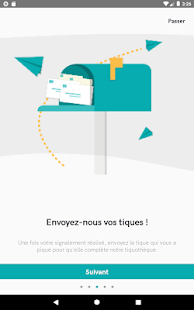 Signalement TIQUE Capture d'écran