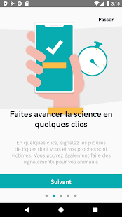 Signalement TIQUE Capture d'écran